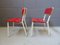 German Red and White High Chairs, 1960s, Set of 2, Image 4