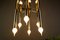 Mid-Century Italian Chrome 12-Light Chandelier, 1970s 7