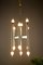 Mid-Century Italian Chrome 12-Light Chandelier, 1970s 5