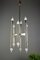 Mid-Century Italian Chrome 12-Light Chandelier, 1970s 4