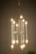 Mid-Century Italian Chrome 12-Light Chandelier, 1970s, Image 3