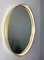 German Round Brass Mirror, 1950s, Image 2