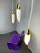 Space Age German Rocket-Shaped Ceiling Lamps from Limburg, 1970s, Set of 3, Image 2