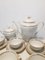 Porcelain Coffee Set from Les Porcelaines de Sologne, 1980s, Set of 24 5