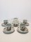 Limoges Kaffeeservice aus Porzellan von Chapus Frères, 1950er, Set of 10 1