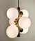 Vintage Opaline Glass Sputnik Ceiling Lamp from Kaiser Leuchten, 1970s, Immagine 3