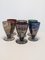 Colored and Silver Glass Cups, 1970s, Set of 6, Immagine 9