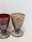 Colored and Silver Glass Cups, 1970s, Set of 6 7