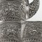 Antikes indisches Tee-Set aus karachi-geschliffenem massivem Silber von J. Manikrai, 1900er, 3er Set 2