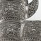 Antique Indian Karachi-cutch Solid Silver Tea Set from J. Manikrai, 1900s, Set of 3 2