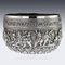 Antique Burmese Maung Po Kin Solid Silver Bowl from Maung Po Kin, 1890s 11