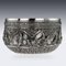 Antique Burmese Solid Silver Bowl from Maung Shwe Yon & Sons, 1890s, Image 1
