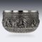 Antique Burmese Solid Silver Bowl from Maung Shwe Yon & Sons, 1890s 22