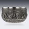 Antique Burmese Solid Silver Bowl from Maung Shwe Yon & Sons, 1890s, Image 22