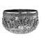 Large Antique Burmese Solid Silver Thabeik Bowl, 1880s, Image 1