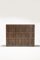 Walnut & Brass Milione Sideboard with Brass Top by Debona Demeo for Medulum 5