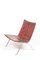 Mid-Century Patinated Leather Model PK22 Lounge Chair by Poul Kjærholm for E. Kold Christensen, 1960s, Image 4