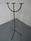 Large Brutalist German Iron Candleholder, 1960s 2