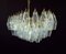 Polyhedra Transparent Murano Glass Chandelier from Carlo Scarpa, 1970s 4