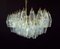 Polyhedra Transparent Murano Glass Chandelier from Carlo Scarpa, 1970s, Immagine 4