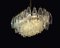 Polyhedra Transparent Murano Glass Chandelier from Carlo Scarpa, 1970s 10