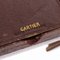 Versilberte & emaillierte Vintage Schreibtischuhr von Cartier, 1945 13