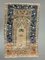 Small Turkish Blue and Beige Distressed Wool Tribal Rug, 1950s, Image 1