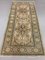 Turkish Green and Beige Distressed Wool Runner Rug, 1970s, Image 2