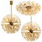 Austrian Snowball Orbit Sputnik Light Fixtures by Emil Stejnar, 1950s, Set of 3 11