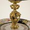 Frutero de bronce dorado y porcelana, década de 1800, Imagen 6