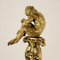 Frutero de bronce dorado y porcelana, década de 1800, Imagen 12
