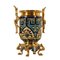 19th Century French Gilded Bronze Flower Pot with Enamel Decoration 1