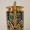 19th Century French Gilded Bronze Flower Pot with Enamel Decoration 7