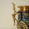 19th Century French Gilded Bronze Flower Pot with Enamel Decoration, Image 6