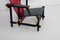 Italienischer Sessel in Rot & Blau von Gerrit Rietveld für Cassina, 1990er 10