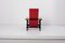 Italian Red and Blue Lounge Chair by Gerrit Rietveld for Cassina, 1990s 8