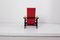 Italian Red and Blue Lounge Chair by Gerrit Rietveld for Cassina, 1990s, Image 8