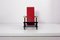 Italian Red and Blue Lounge Chair by Gerrit Rietveld for Cassina, 1990s 5