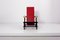 Italienischer Sessel in Rot & Blau von Gerrit Rietveld für Cassina, 1990er 5