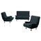Italian Regent Settee and Lounge Chairs Set by Marco Zanuso for Arflex, 1960s, Set of 3, Image 1