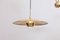 Mint Onos Polished Brass Pendant Lamp with Side Counterweight by Florian Schulz, 1990s 7