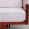 Sofá de cuatro plazas de nogal de Arden Riddle, USA, 1967, Imagen 5