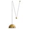 Posa Pendant Lamp with Brass Counterweight from Florian Schulz, 1970s, Image 1