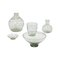 Ribbon-Trailed Glass Vases and Bowls by Barnaby Powell for Whitefriars, 1930s, Set of 5, Image 1