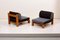 Lounge Chairs and Coffee Table Set in the Style of Charlotte Perriand, 1950s, Set of 3 5