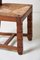 Wooden Chairs by Jacques Matteau, France, 1930s, Set of 6 6