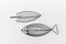 Fish Bowls in Wire, 1950s, Set of 2, Image 5