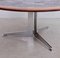 Tavolino da caffè grande con base in acciaio inossidabile di Berthold Muller, anni '60, Immagine 3