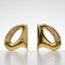 Bookends in Polished Brass and Coiled with Cane by Carl Auböck, 2013, Set of 2, Image 2