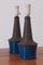 Blue and Grey Table Lamps by Nils Kähler, Denmark, 1960s, Set of 2, Image 4